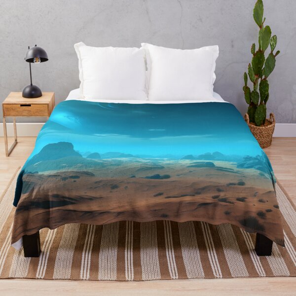 Item preview, The Azure Frontier: A Rocky and Otherworldly World Bathed in Blue Skies designed and sold by MonsterMatt87.