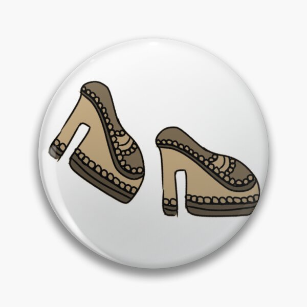 Item preview, lady high heel light natural gold shoes for the occasions designed and sold by BeemessageShop.