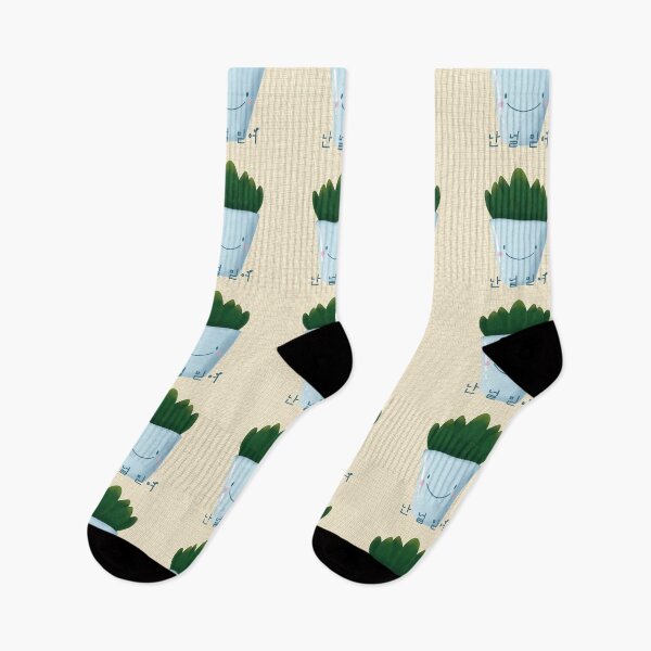 Item preview, Kawaii cactus with a sentence that says, "I believe in You" in Korean. designed and sold by Kimchi-style-.