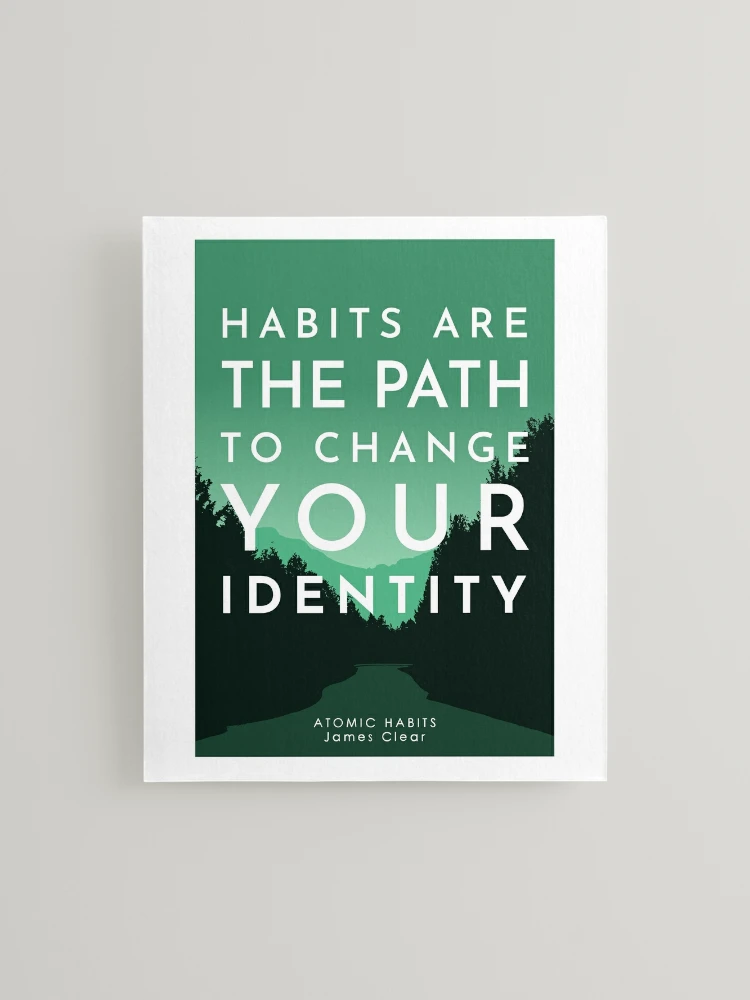 Visual Book Atomic Habits (James Clear) Poster for Sale by TKsuited