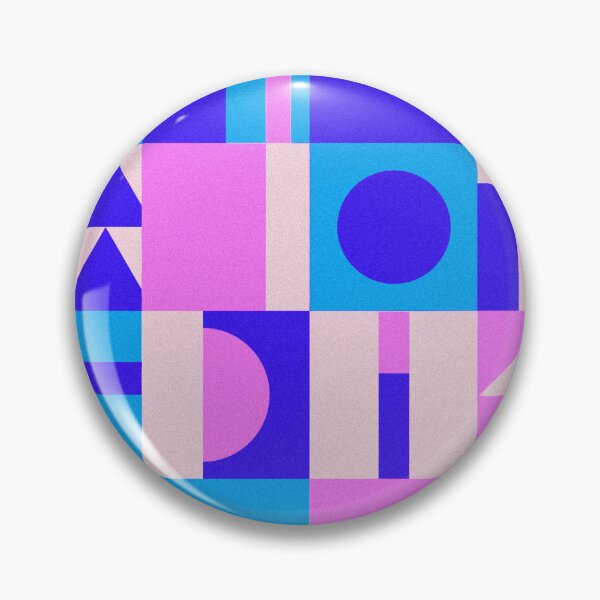 Item preview, Blue and Pink Geometric Pattern Design  designed and sold by deepakrode7.
