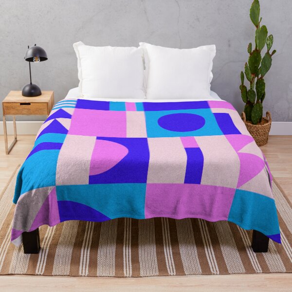 Item preview, Blue and Pink Geometric Pattern Design designed and sold by deepakrode7.