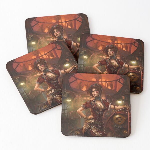 Item preview, Steam Powered Lady : Bold and Beautiful designed and sold by ArcStormDesigns.