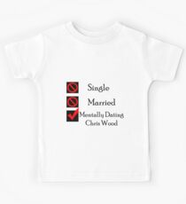 Mentally Dating Chris Wood Kids Tee
