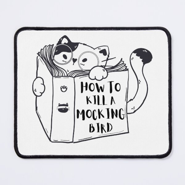 Item preview, Cat Reading To Kill A Mockingbird  designed and sold by UsamaRana.
