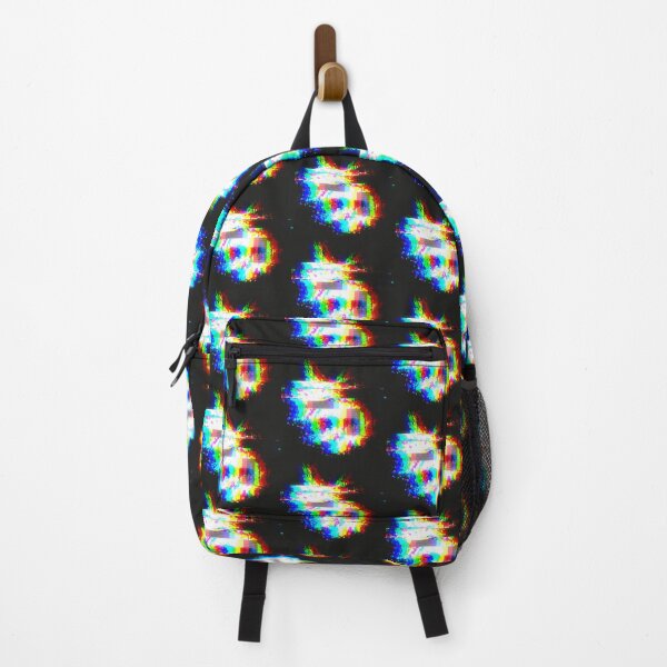 Item preview, Glitch King / Neon Skull / abstract / pattern designed and sold by Grim-Inker.