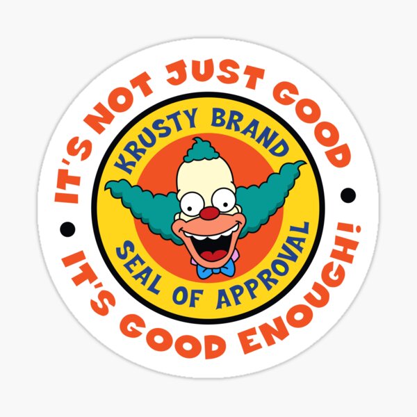Item preview, Krusty Seal of Approval designed and sold by Hybrid Concepts Apparel.