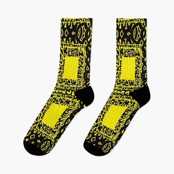 Item preview, Windows 1895, Yellow Black Abstract Art designed and sold by ubustudio.