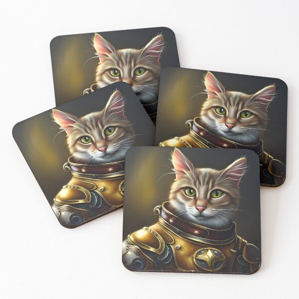 Item preview, Steampunk cat designed and sold by LisaJaneJackson.