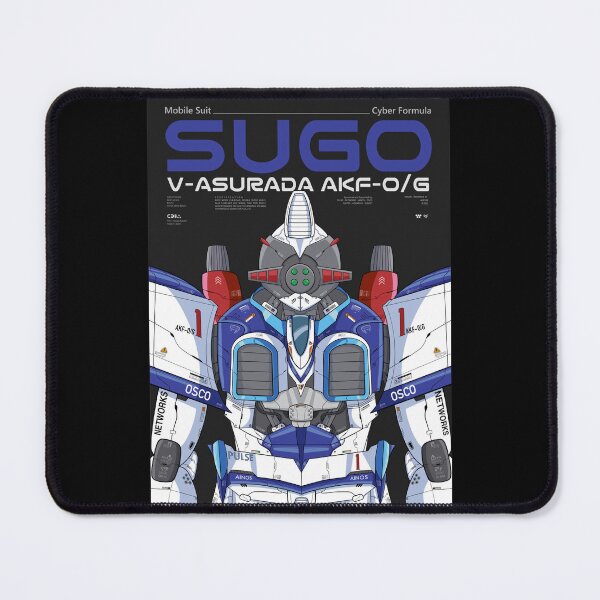 Item preview, FGPX Cyber Formula X MS Gundam : SUGO - V-Asurada AKF-0/G designed and sold by efiik.