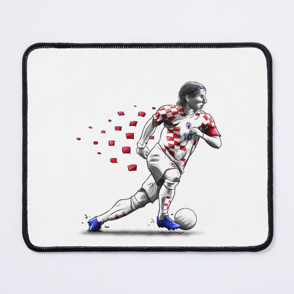 Aperçu de l'œuvre Luka Modric - Illustration de la Coupe du monde de Croatie créée et vendue par barrymasterson.