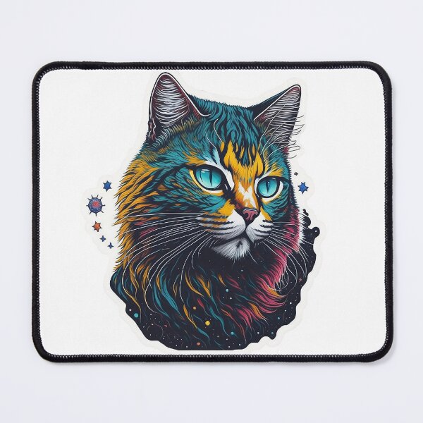 Item preview, colorful space cat designed and sold by ericgustafsson.
