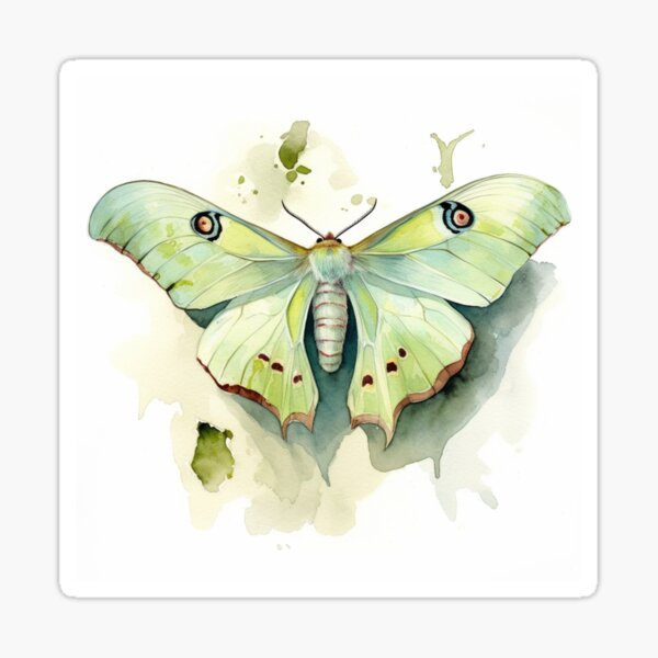Item preview, Watercolor Moth  designed and sold by benswainson2.