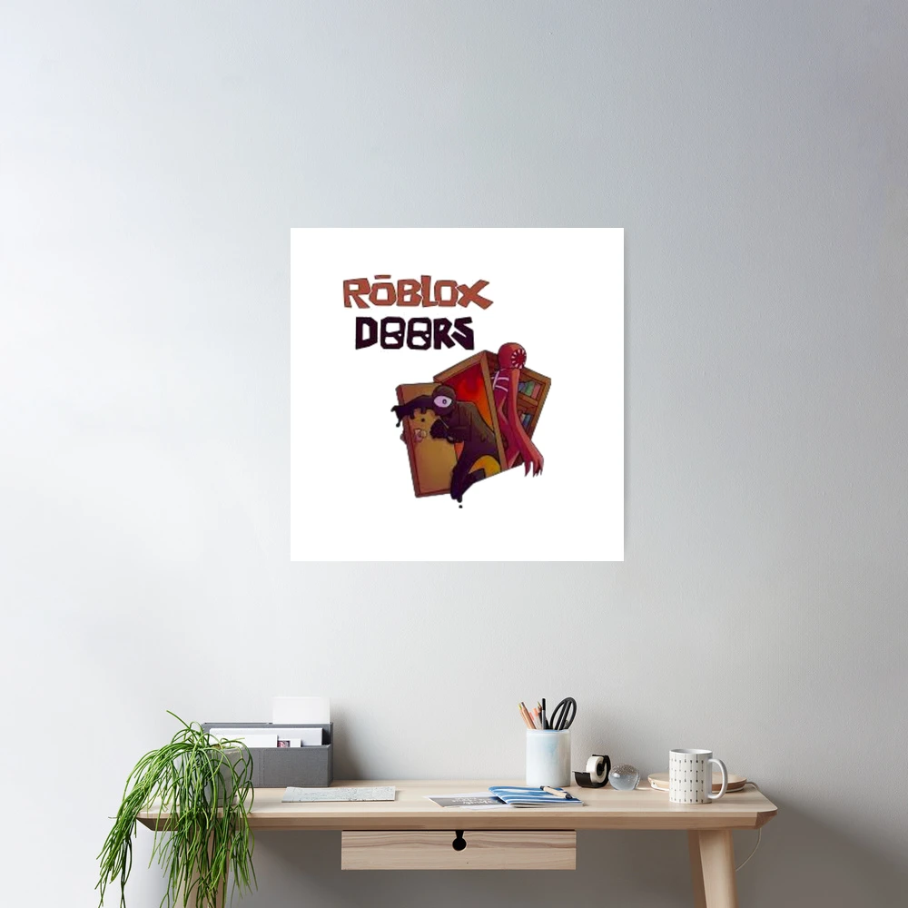 Fantastic sticker of Roblox doors game | Poster