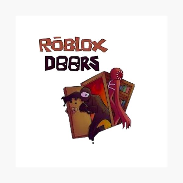 Roblox doors all the team Photographic Print for Sale by