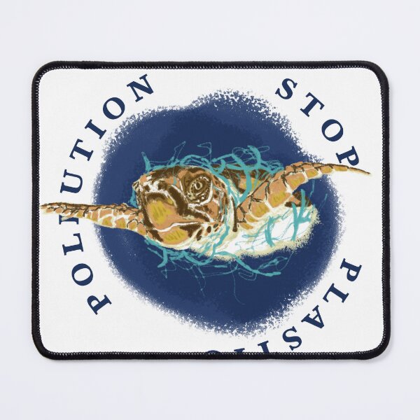 Item preview, Stop Ocean Plastic Pollution Turtle designed and sold by umbyross.