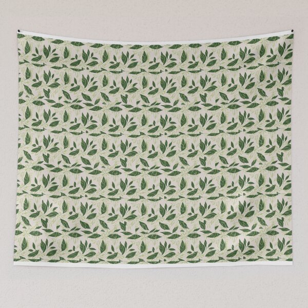 Item preview, Organic Leaf Tiles Botanical Texture Pattern designed and sold by Abdul Rafay Saleem.