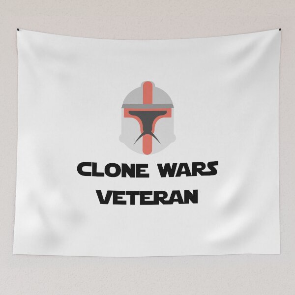 Item preview, Clone Wars Veteran designed and sold by WhatTeeFox.