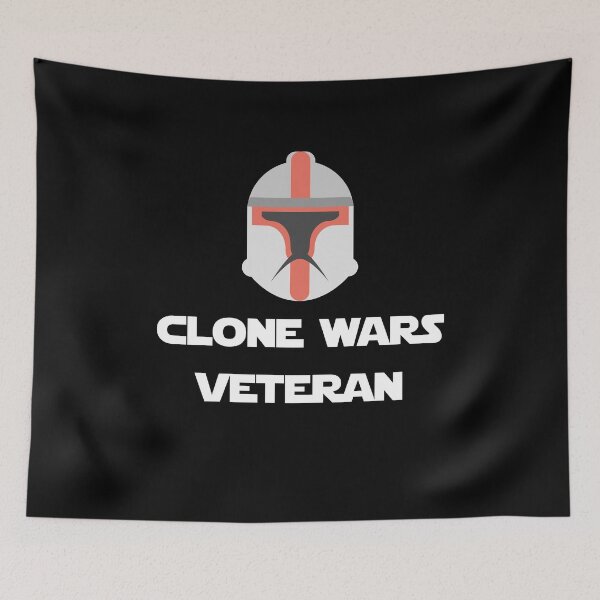 Item preview, Clone Wars Veteran designed and sold by WhatTeeFox.