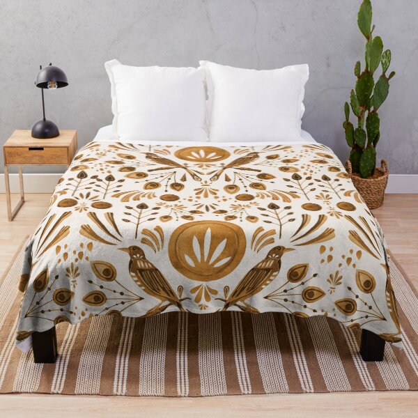 Item preview, Gold Deco Bird. designed and sold by SarahCarltonArt.