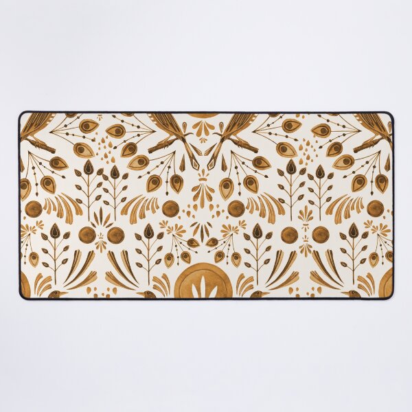 Item preview, Gold Deco Bird. designed and sold by SarahCarltonArt.