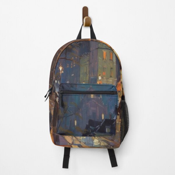 Item preview, Cityscapes in Cézanne: A Nighttime Symphony designed and sold by Studio-Canvas.