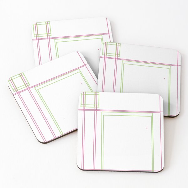 Item preview, Untraditional plad pattern in pink and green designed and sold by JewelsNova.