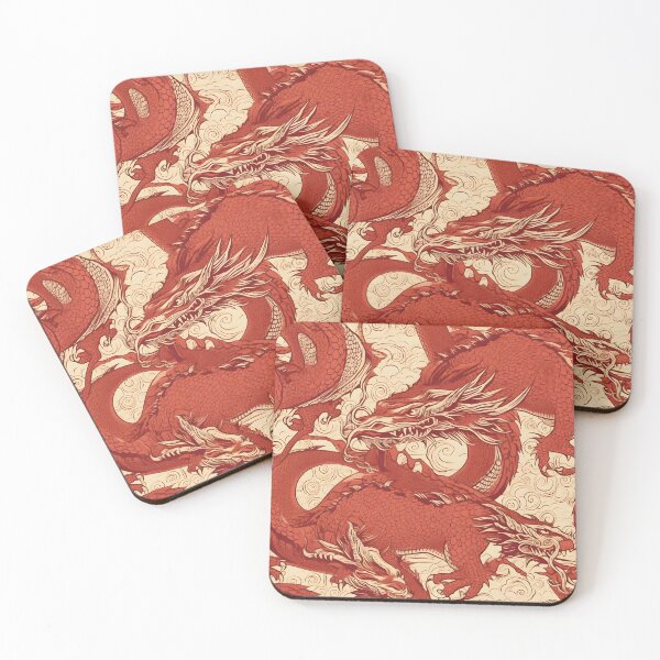 Item preview, Fat Red Dragons designed and sold by CactusPan.