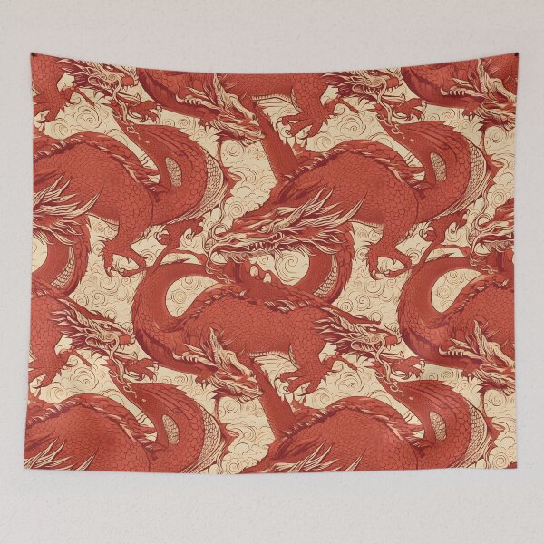 Item preview, Fat Red Dragons designed and sold by CactusPan.