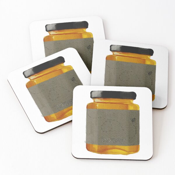 Item preview, Honey Jar with Bee designed and sold by BasedOnEarth.