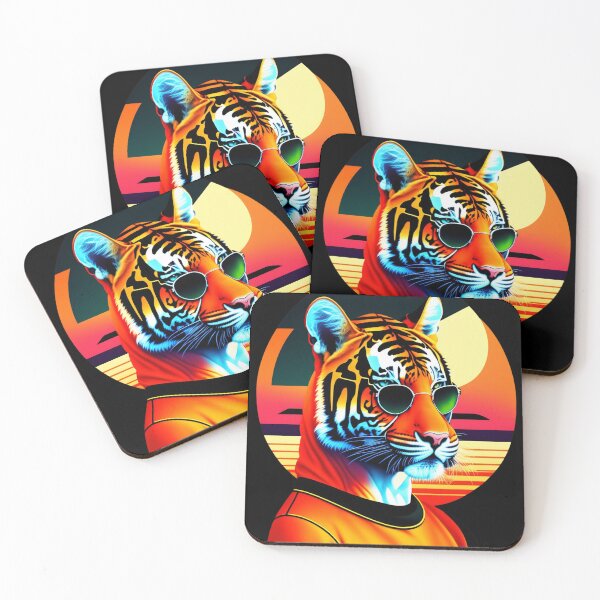 Item preview, Cool tiger wears sunglasses designed and sold by bernd49.