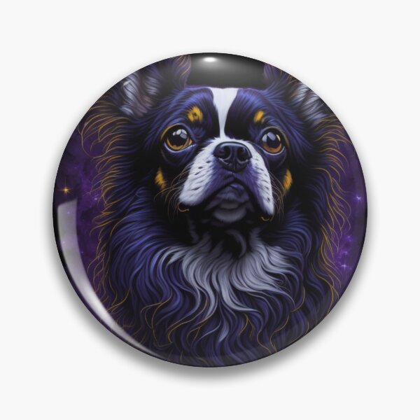 Item preview, Papillon Portrait designed and sold by AI-Pets.