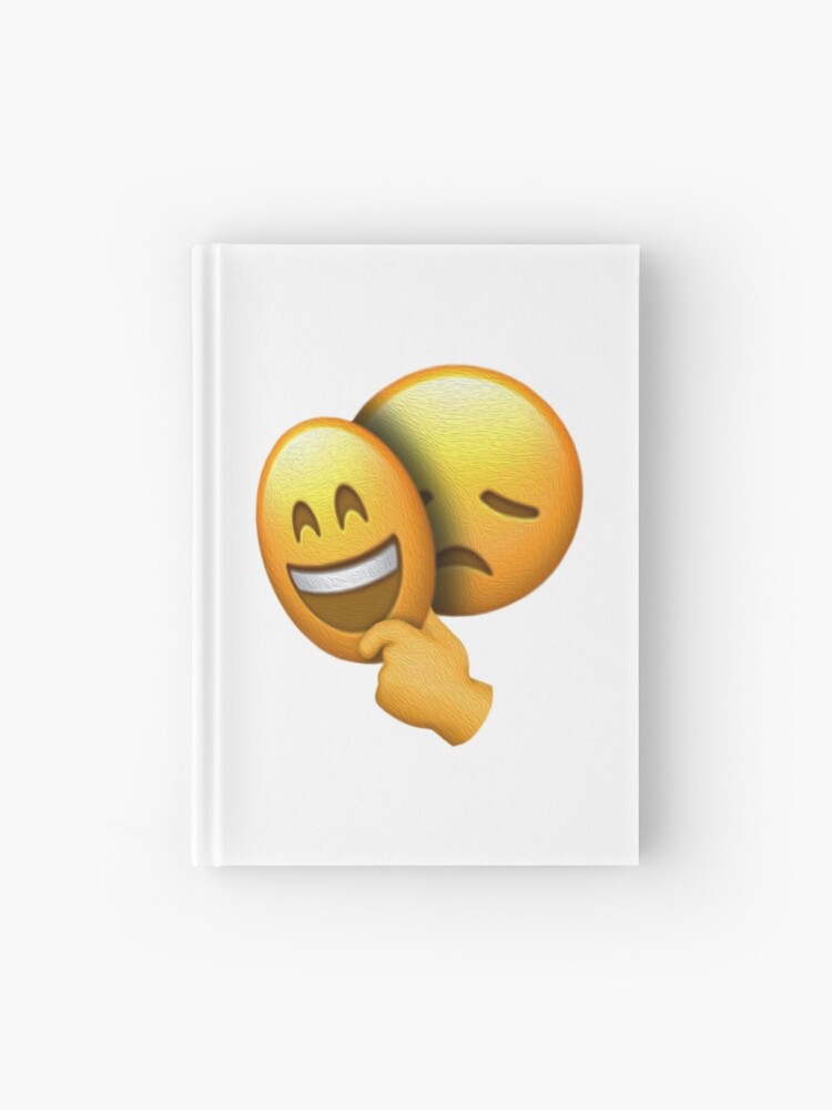 happy face emoji switches to blank face emoji (sad) 