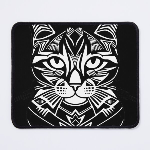 Item preview, Geometric Rune Cat designed and sold by vsaari.