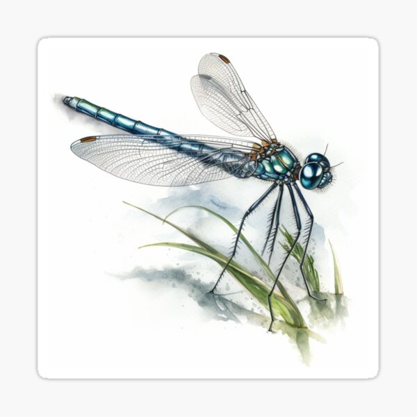 Item preview, Watercolor Damselfly designed and sold by benswainson2.