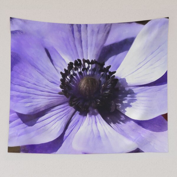 Item preview, Artistic Lilac Blue Anemone Wildflower designed and sold by taiche.