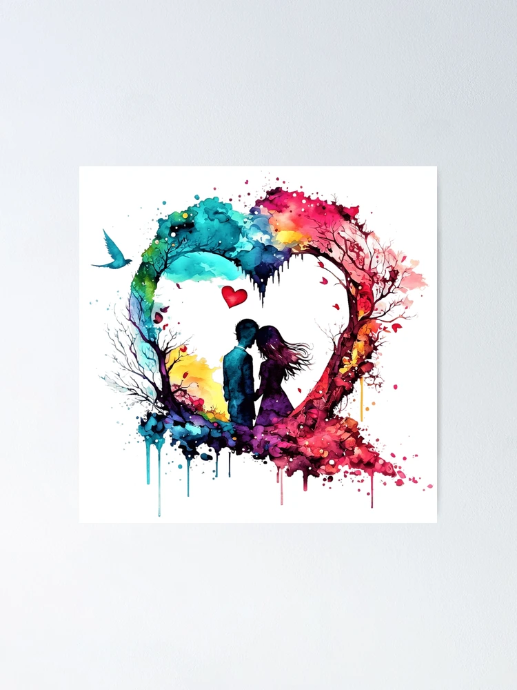 Romantic Couple Art