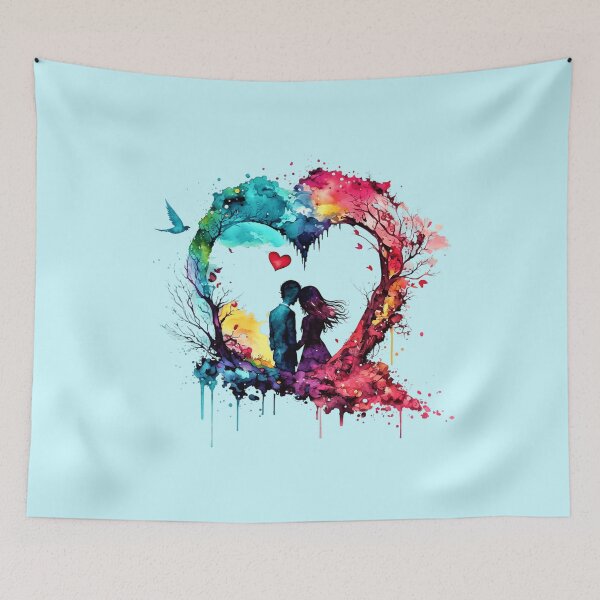 Item preview, Romantic Couple Art designed and sold by NTGUILTY.
