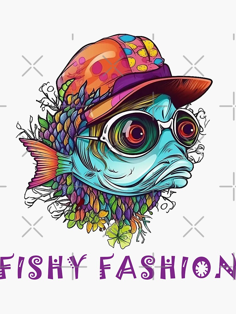 Fish Glasses | Sticker