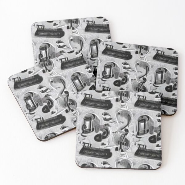 Item preview, Abstract Music Notes and Music Instruments designed and sold by HanaiPrint.