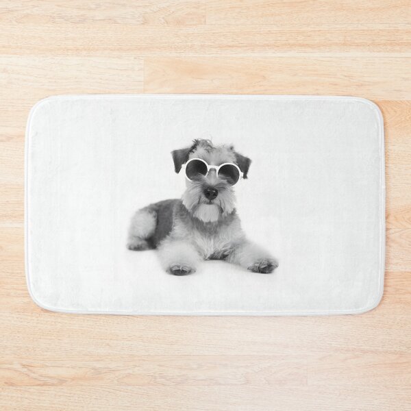 Item preview, Dog Portrait Black and White Sunglasses Humor White Background BW Animal Portrait designed and sold by Univers Noir et Blanc.