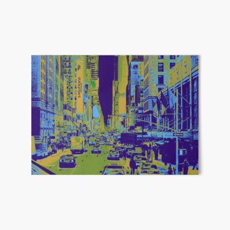New York City-Madison Avenue Art Board Print
