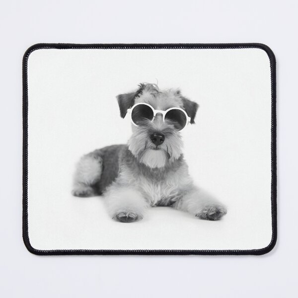 Item preview, Dog Portrait Black and White Sunglasses Humor White Background BW Animal Portrait designed and sold by Univers Noir et Blanc.