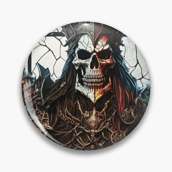 Item preview, Diablo Skeleton King Leoric Stained Glass designed and sold by Nightarcade.