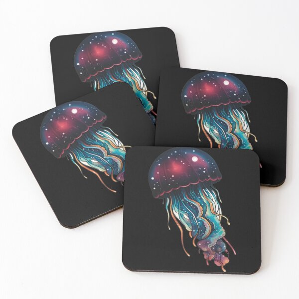 Item preview, Cosmic jellyfish: An otherworldly spectacle of space and sea designed and sold by ColorsofDawn.