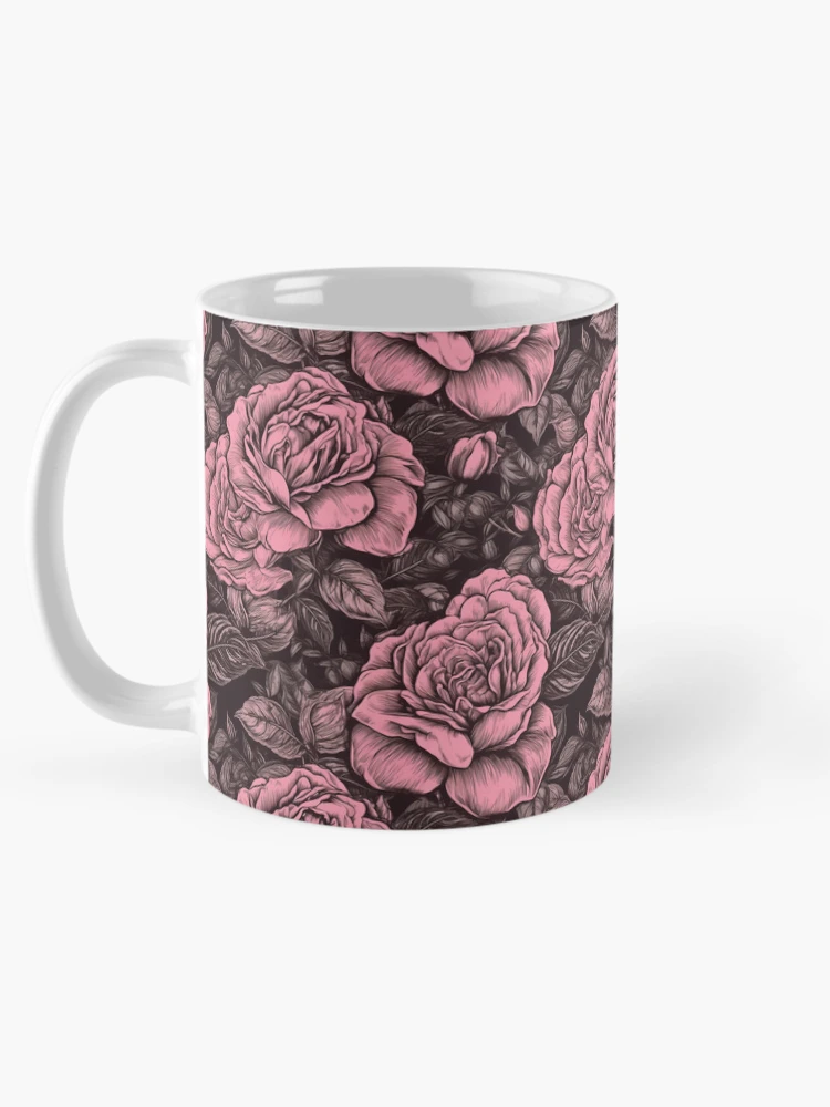 Thumbnail 5 of 6, Coffee Mug, Romantic Roses Pattern Extravaganza designed and sold by Patternprestige.