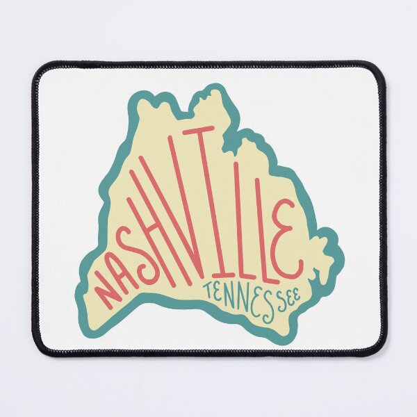 Item preview, Nashville, Tennessee Map Artwork designed and sold by 2sistersuk.