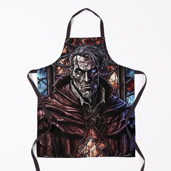 Item preview, Diablo Deckard Cain Horadrim Stained Glass designed and sold by Nightarcade.