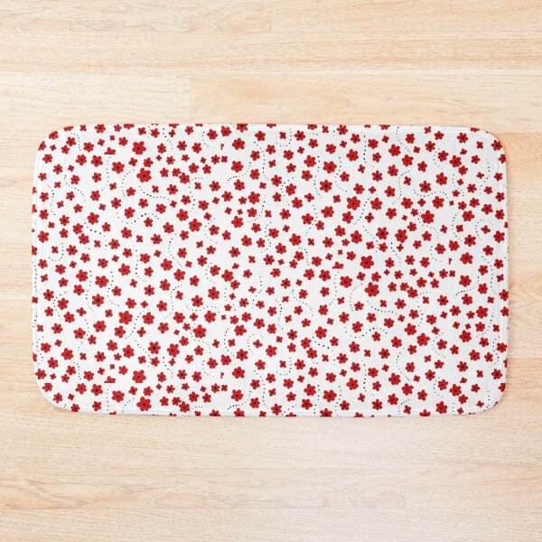 Item preview, Red flower burst designed and sold by bibmob.