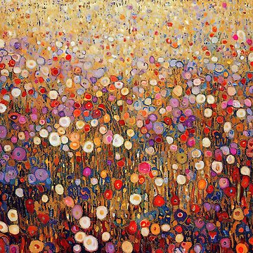 Aperçu de l'œuvre Jardin de fleurs Gustav Klimt de maniacfitness